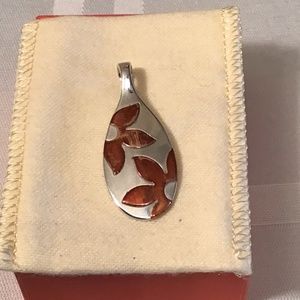 STERLING SILVER AND COPPER PENDANT